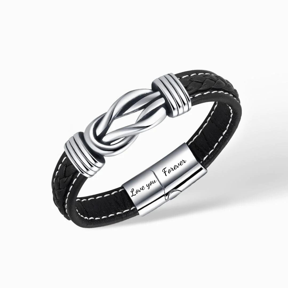 To My Grandson - Love You Forever - Infinity Bracelet