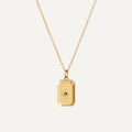 Locket Necklace with Birthstone