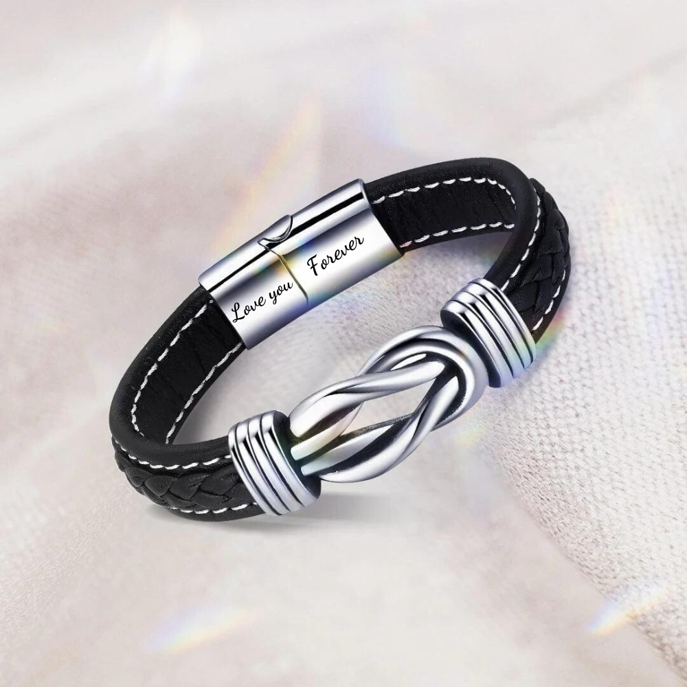 To My Grandson - Love You Forever - Infinity Bracelet