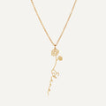 Custom Birth Flower Necklace