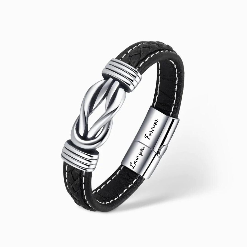 To My Son - Love You Forever - Infinity Linked Bracelet