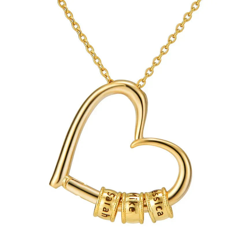 To The Best Mum In The World - Love Necklace With Engraved Pendant