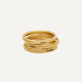 Stackable Name Rings