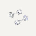 Earrings in sterling silver