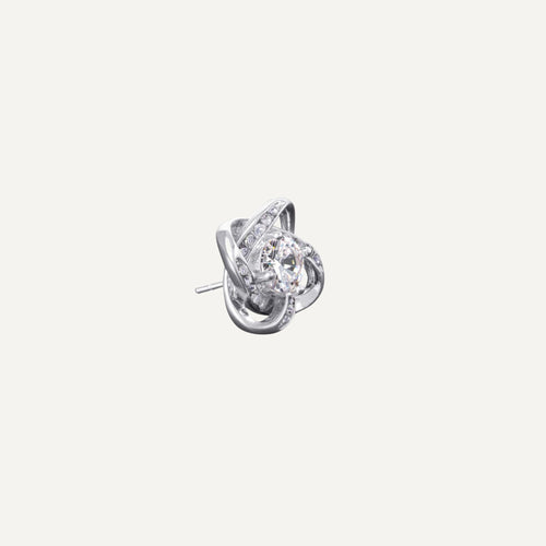 Diamond Knot Earrings