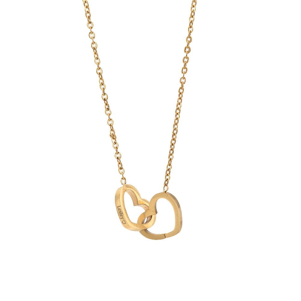 Eternal Rose Bear Gift Box with Engraved Heart Necklace - Free Earrings
