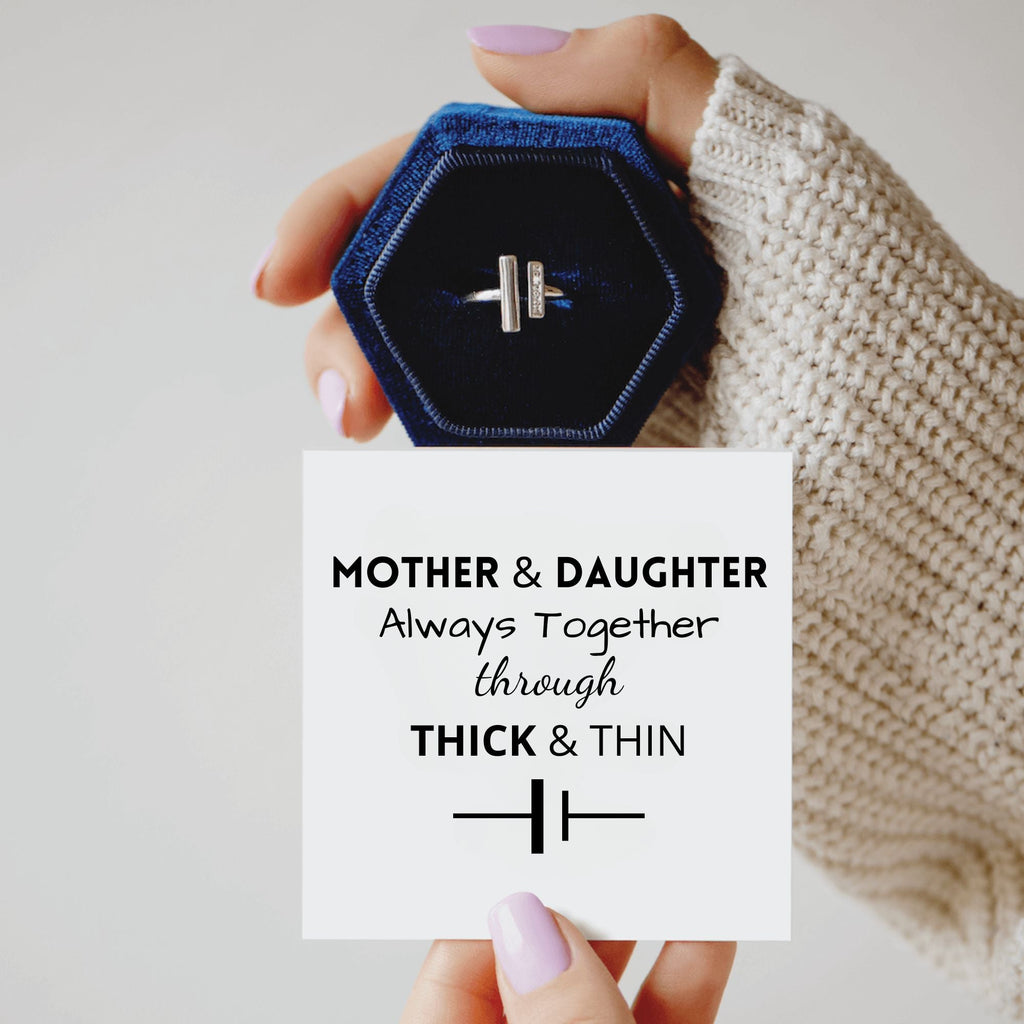 Mother & Daughter | Through Thick & Thin Ring