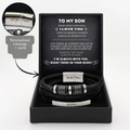 To My Son – Personalized “Forever Connected” Bracelet