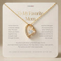 To My Mom Friend - Heart Necklace