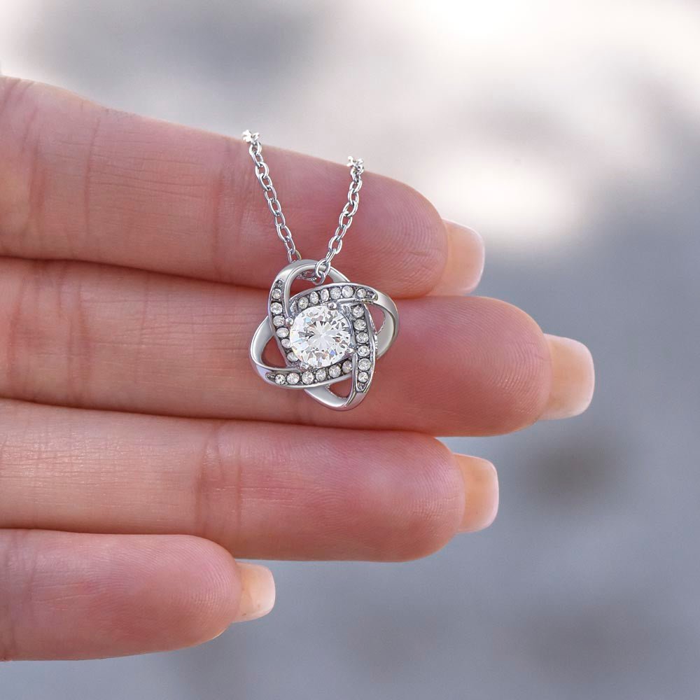 To My Beautiful Wife – You Are My Love Story – Love Knot Necklace