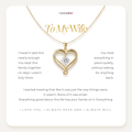 To My Wife - Double Heart Necklace