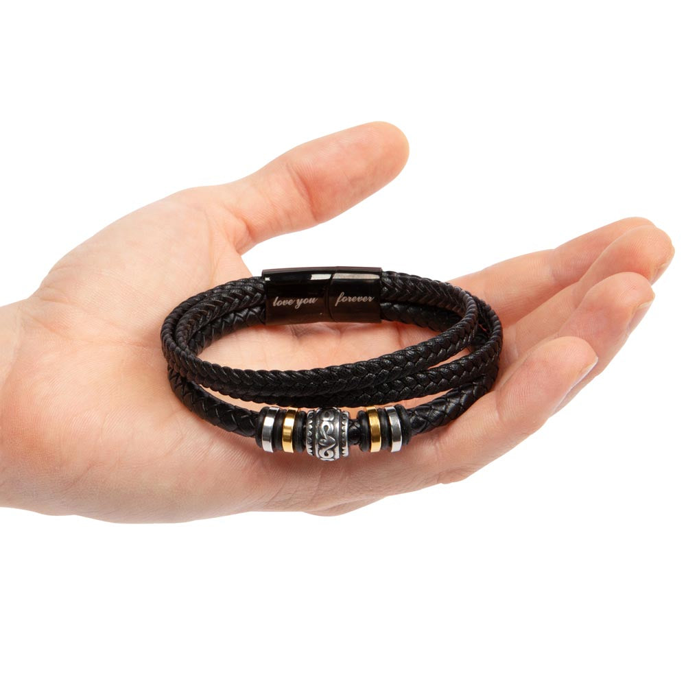 To My Man – Promise Leather Bracelet