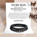 To My Man – Promise Leather Bracelet