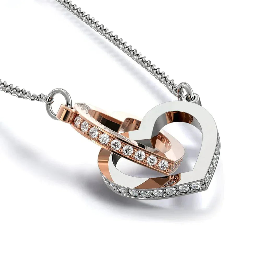 To My Daughter - I am proud of you - Heart necklace
