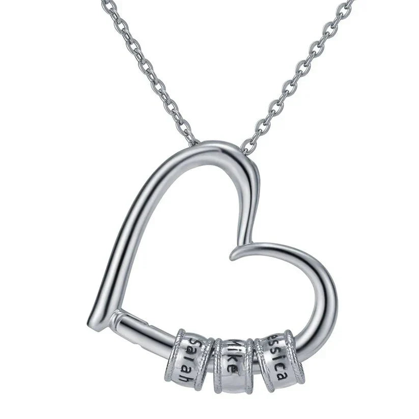 To The Best Mum In The World - Love Necklace With Engraved Pendant