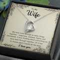 To My Wife - Heart Necklace