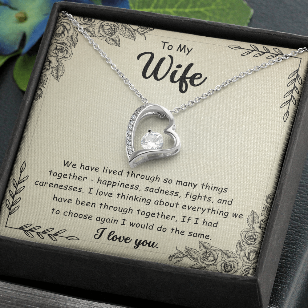 To My Wife - Heart Necklace